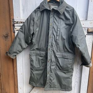 Vintage L.L. Bean / Woolrich collab 70s 80s full length Barn chore coat